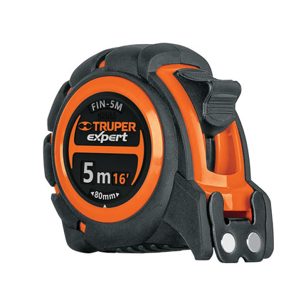 Truper Expert Flexómetro Industrial Contra Impactos, Cinta 25 mm - 5 m