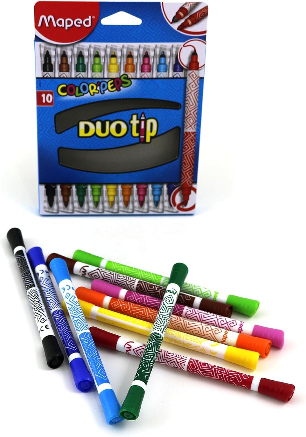 Maped - Color'Peps - Plumones Duo Tip - cja/10 piezas