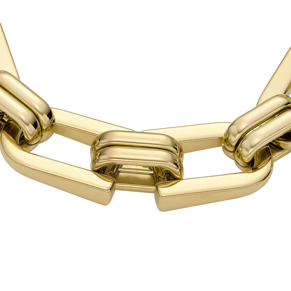 Fossil Pulsera jf04573710 heritage de acero inoxidable en color dorado para dama