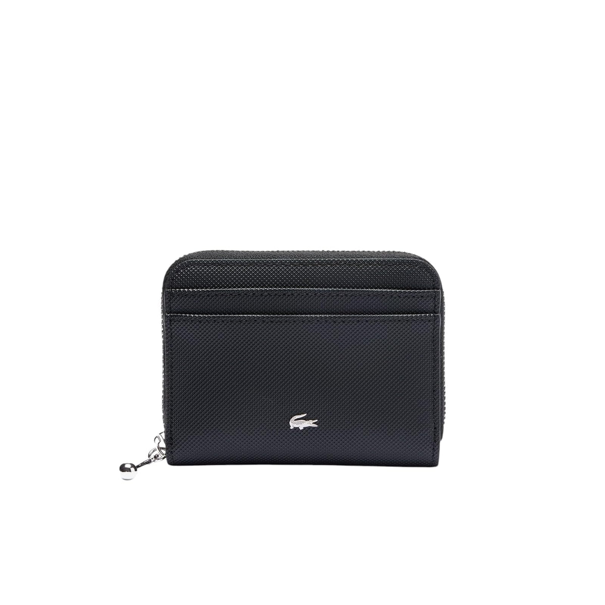 Lacoste Cartera Monedero Daily City | Negro, 11.5 x 8.5 x 3 cm, lona