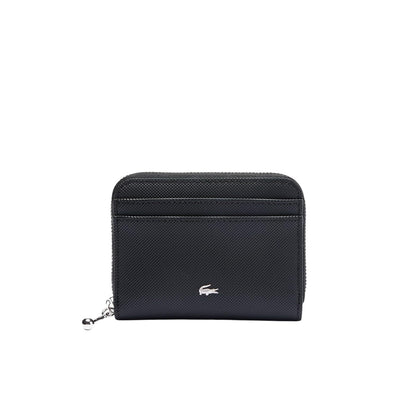 Lacoste Cartera Monedero Daily City | Negro, 11.5 x 8.5 x 3 cm, lona