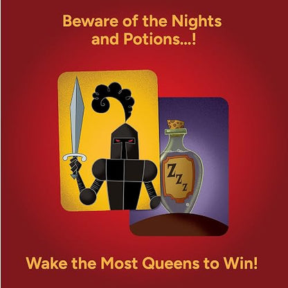 Gamewright Juego de Cartas Sleeping Queens, 79 Cartas