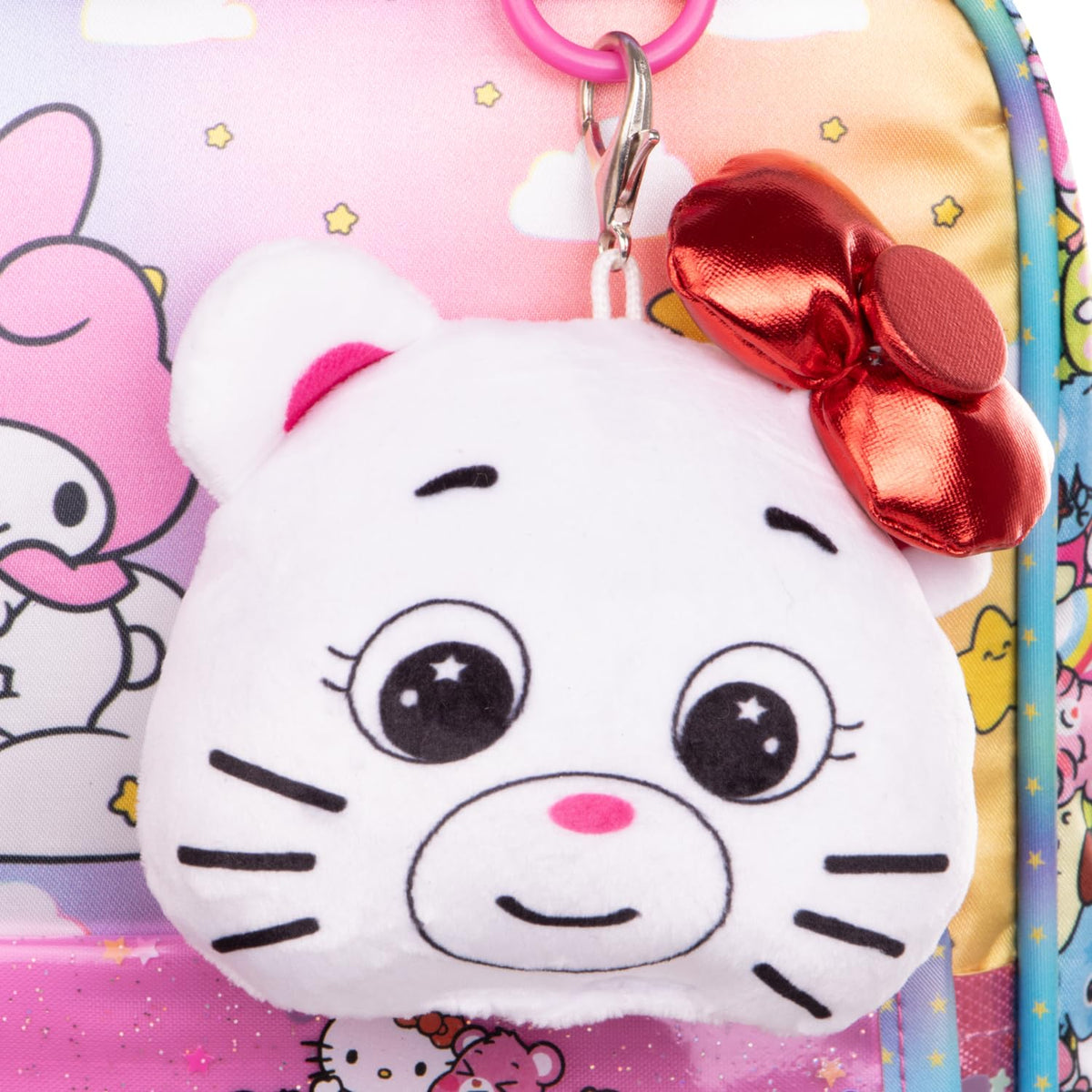 Ruz Lonchera Infantil | Sanrio | 100% Poliéster Capacidad 3 Litros | Lonchera Escolar para niñas con Compartimento Principal Amplio y Práctico Cierre de Cremallera