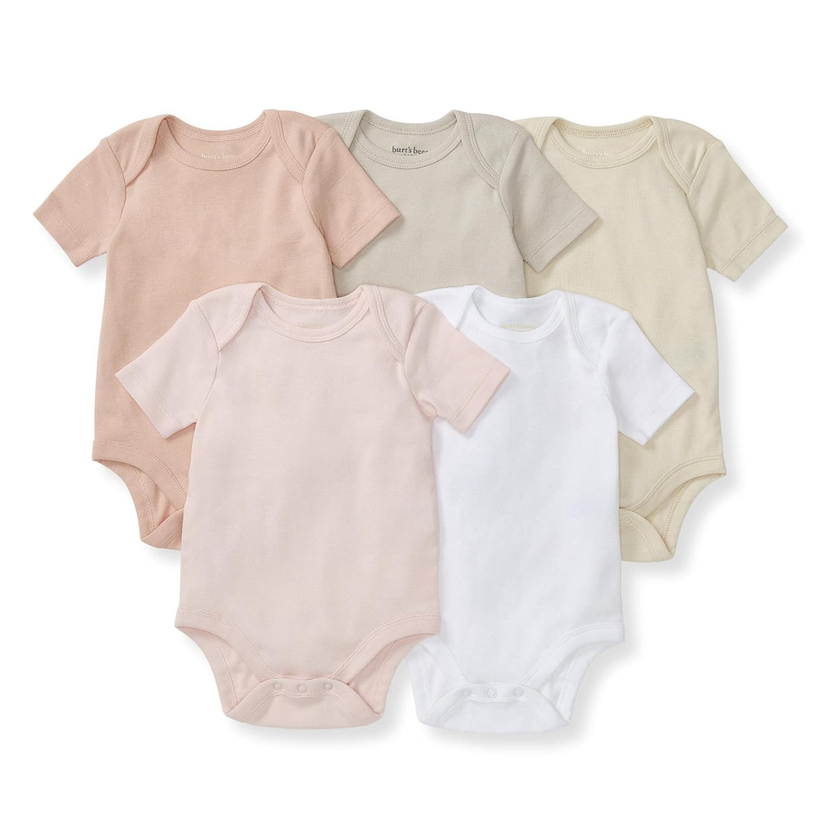 Burt's Bees Baby Body para Bebé, Algodón Orgánico - 12 Meses - Rosa (Pink Sand)