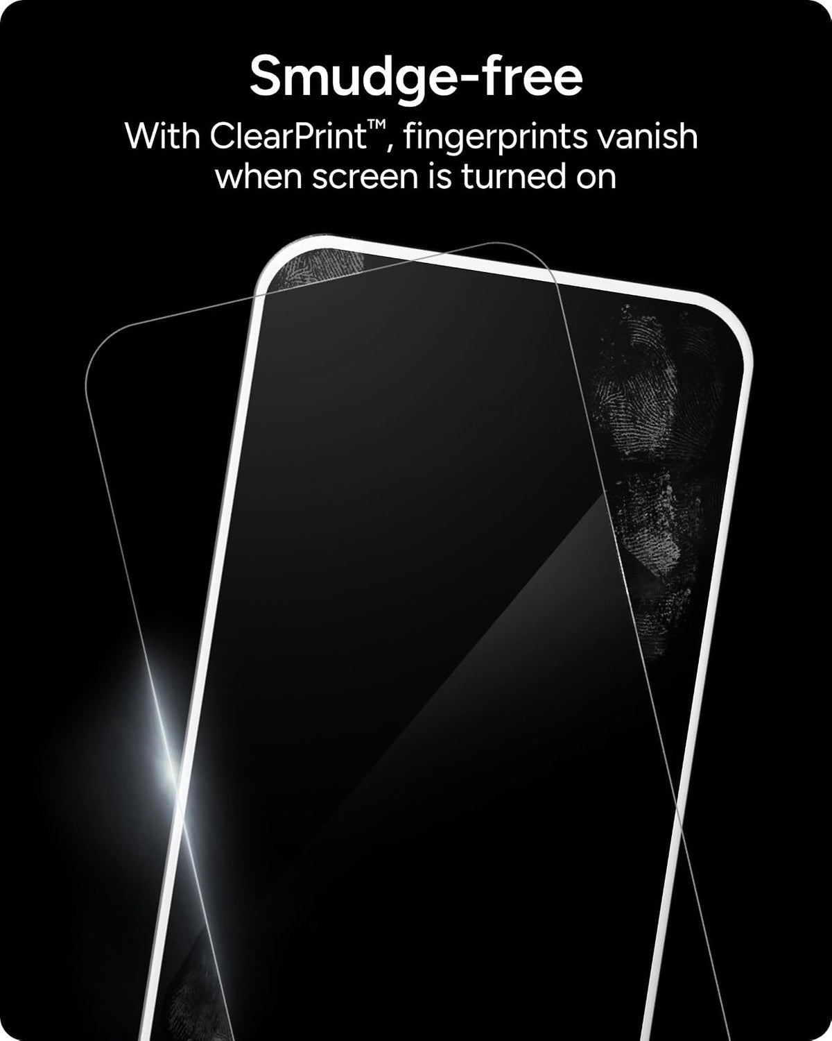 ZAGG InvisibleShield Glass Elite Privacy iPhone 15 Pro Max - Protector de visualización 5X más fuerte con bordes reforzados, filtro de privacidad de 2 vías, superficie resistente a arañazos y manchas,