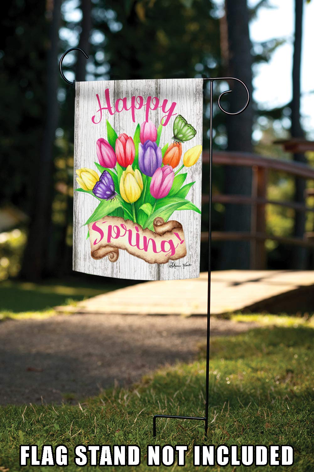 Toland Home Garden 1112301 - Bandera de Primavera de Tulipanes de Primavera de 12 x 18 Pulgadas, Bandera de jardín de Doble Cara para decoración de jardín de casa al Aire última intervensión