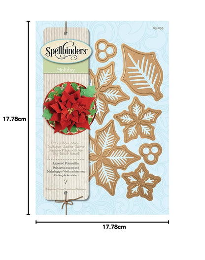 Spellbinders S5-055 Shapeabilities Troqueles finos de pascua grabada/oblea en capas