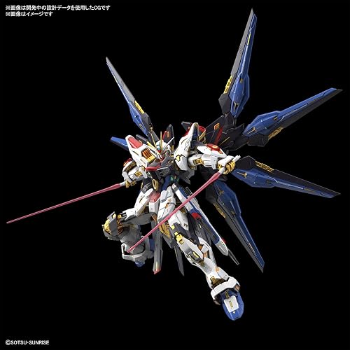 BANDAI SPIRITS(バンダイ スピリッツ) MGEX Mobile Suit Gundam Seed Destiny Strike Freedom Gundam Escala 1/100 Modelo de plástico codificado por Colores