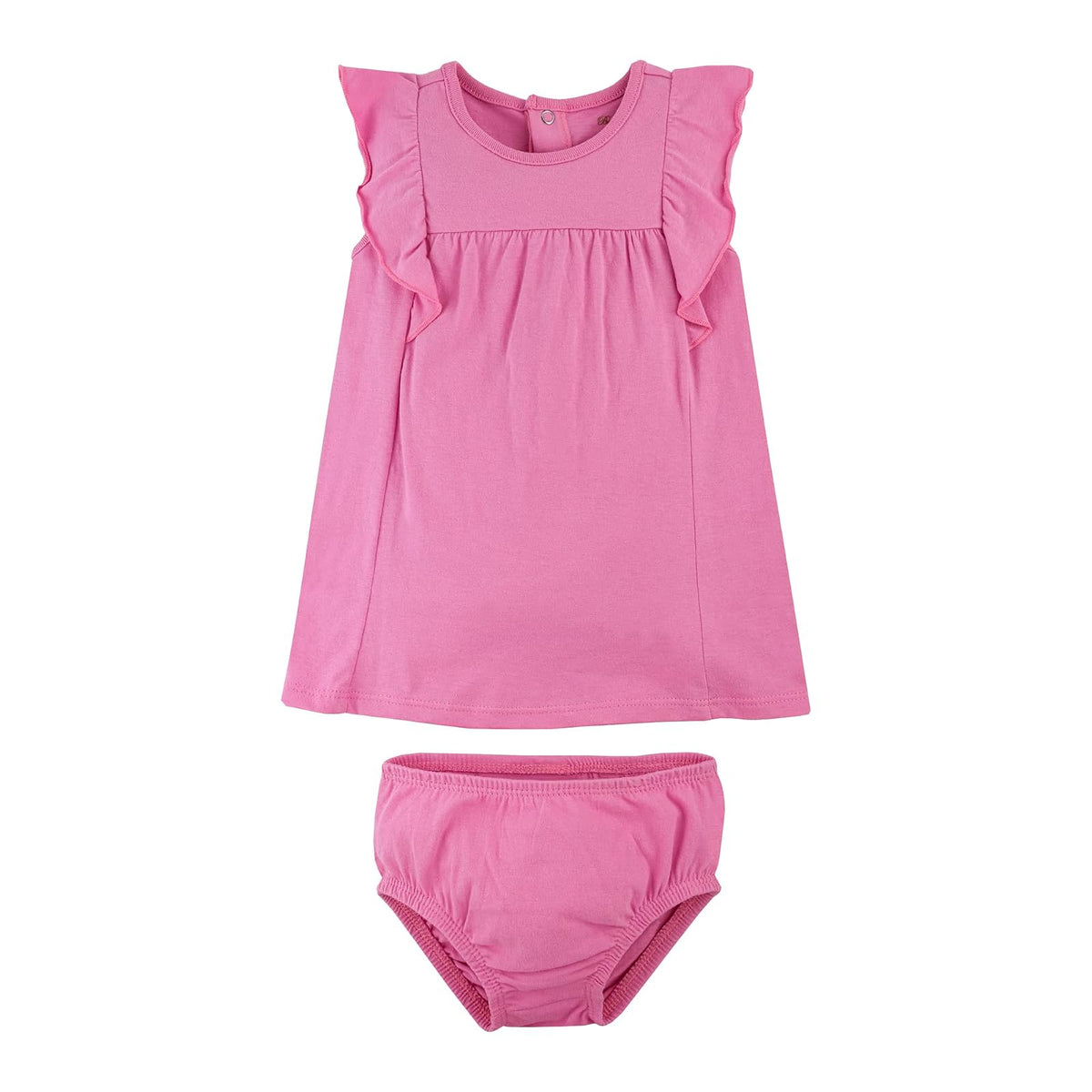 Baby Creysi Vestido Manga Corta con Calzon Bebé Algodón Hipoalergénico Diseños Divertidos