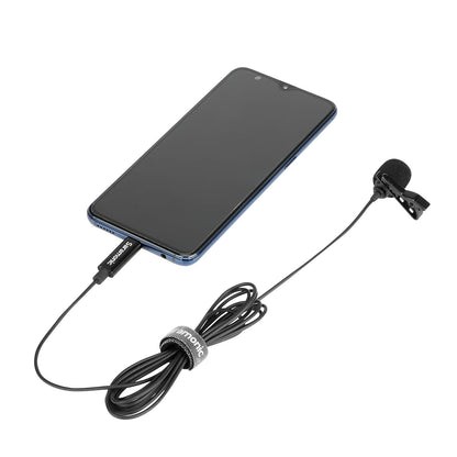 Saramonic LavMicroU3A 6.5" Omni Lav Microphone w/USB Type-C for Android Devices