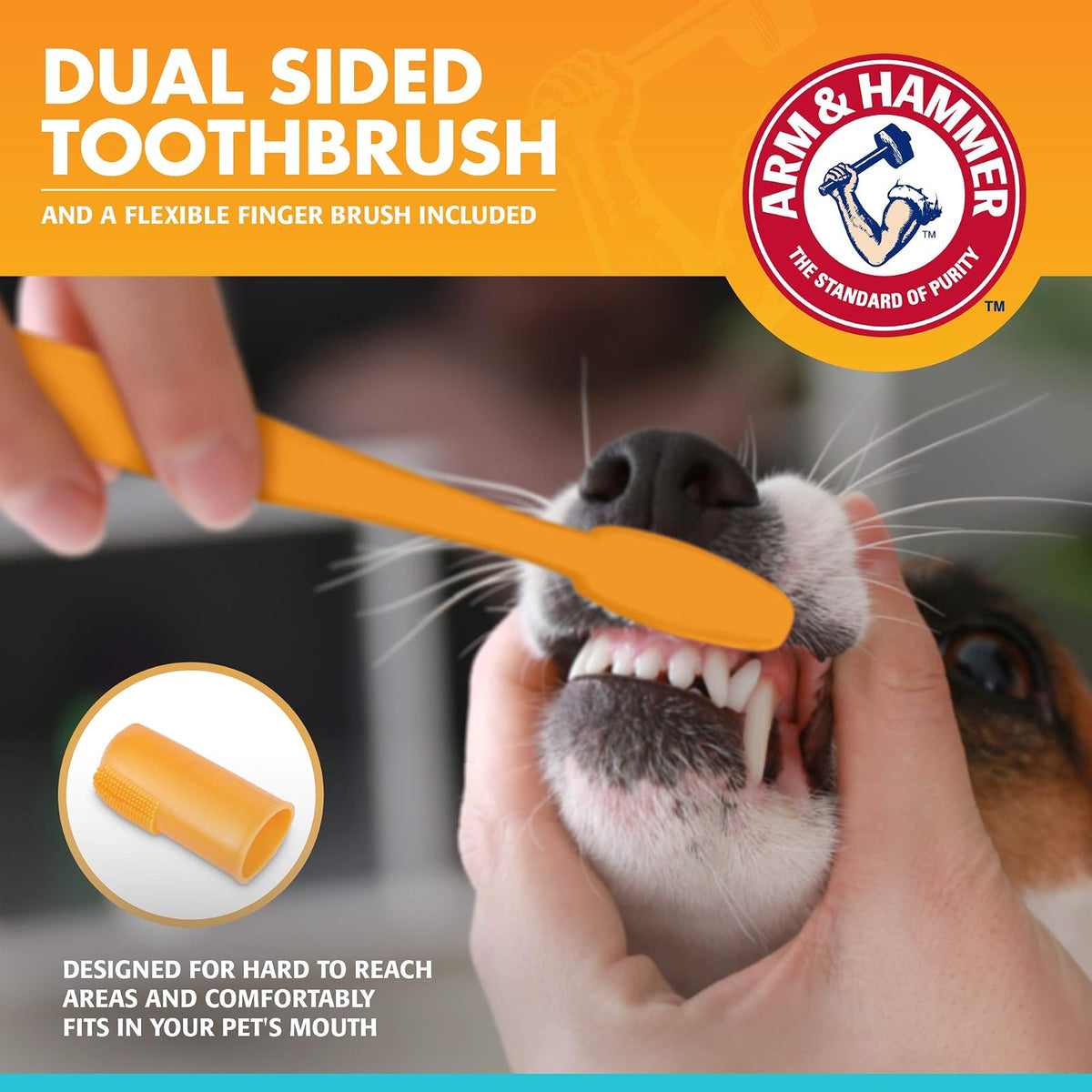 Arm & Hammer Advanced Care Toothbrush & Toothpaste Set -Vanilla Ginger Flavor