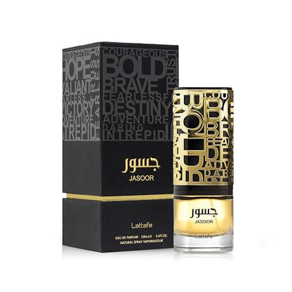 Lattafa Jasoor for Men Eau de Parfum Spray, 3.4 Ounce