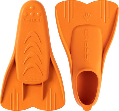 Cressi - Aletas flotantes Cortas para Aprender a Nadar, para niños de 1 año en adelante, Mini luz: diseñadas en Italia