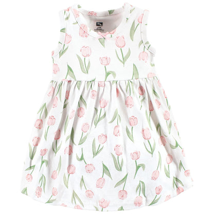 Hudson Baby Cotton Dress and Cardigan Set Vestido informal bebés niñas