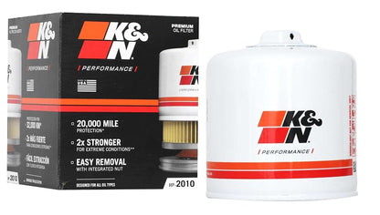 K&N Filtro de Aceite HP-2010 | Compatible con: CADILLAC XLR, CHRYSLER 300C, 300C Touring, DODGE CHALLENGER Coupe, CHARGER, DURANGO, RAM 1500 Pick-up