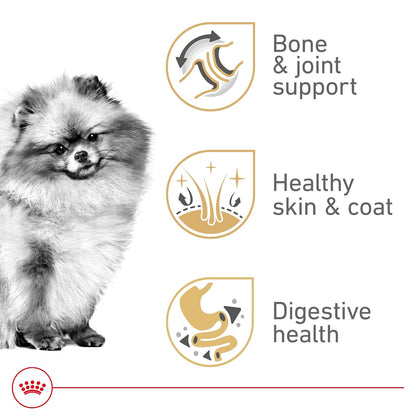 ROYAL CANIN Alimento Seco para Perro Adulto Raza Pomeranian, 4.5 kg