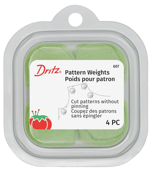Dritz Fabric Pesas para Patrones (Paquete de 4) en Rosa, Verde o púrpura ~ No se Escoge el Color ~ Corta los Patrones sin Usar alfileres