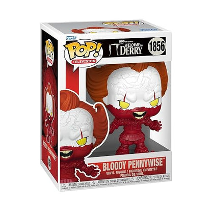 Funko Pop! TV: IT - Welcome to Derry - Blood Pennywise | Mercancía Oficial - Figura de Vinilo Coleccionable para Decoración - Regalo de Cumpleaños para Fans