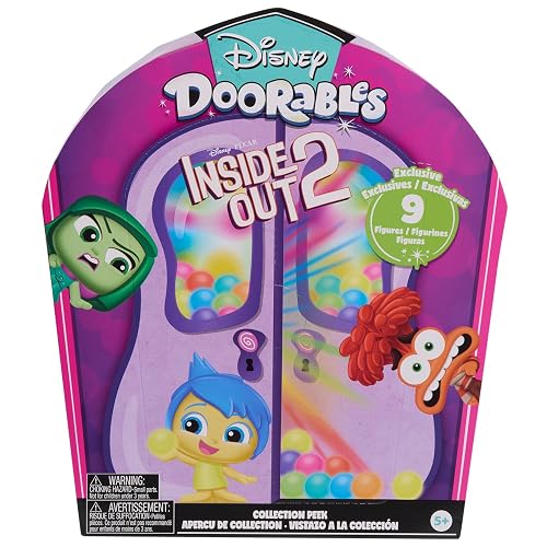 Just Play Figuras Disney Doorables Squish’Alots Series 3, 9 Piezas, estatuillas coleccionables de 3,8 cm, Juguetes para niños a Partir de 5 años