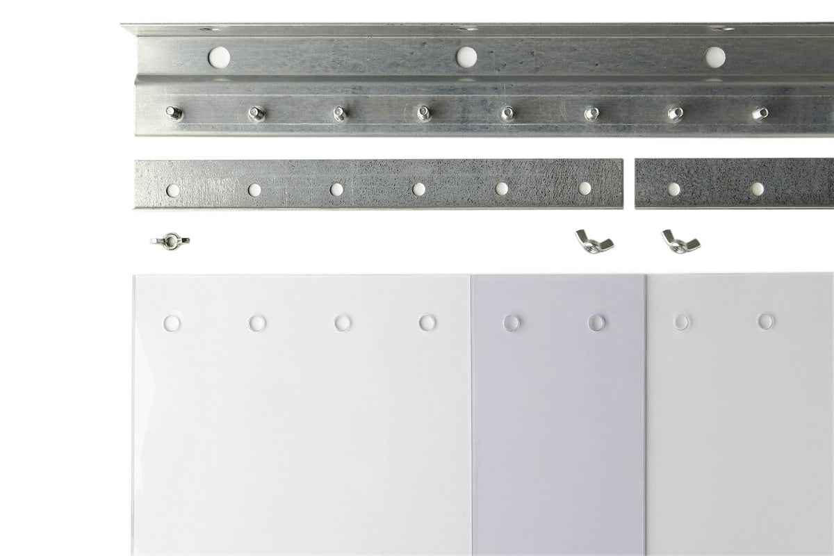 Ideal Warehouse Innovations 10-1201 UM, puerta estándar, 3 x 7 pies, tira O.L, 2 pulgadas