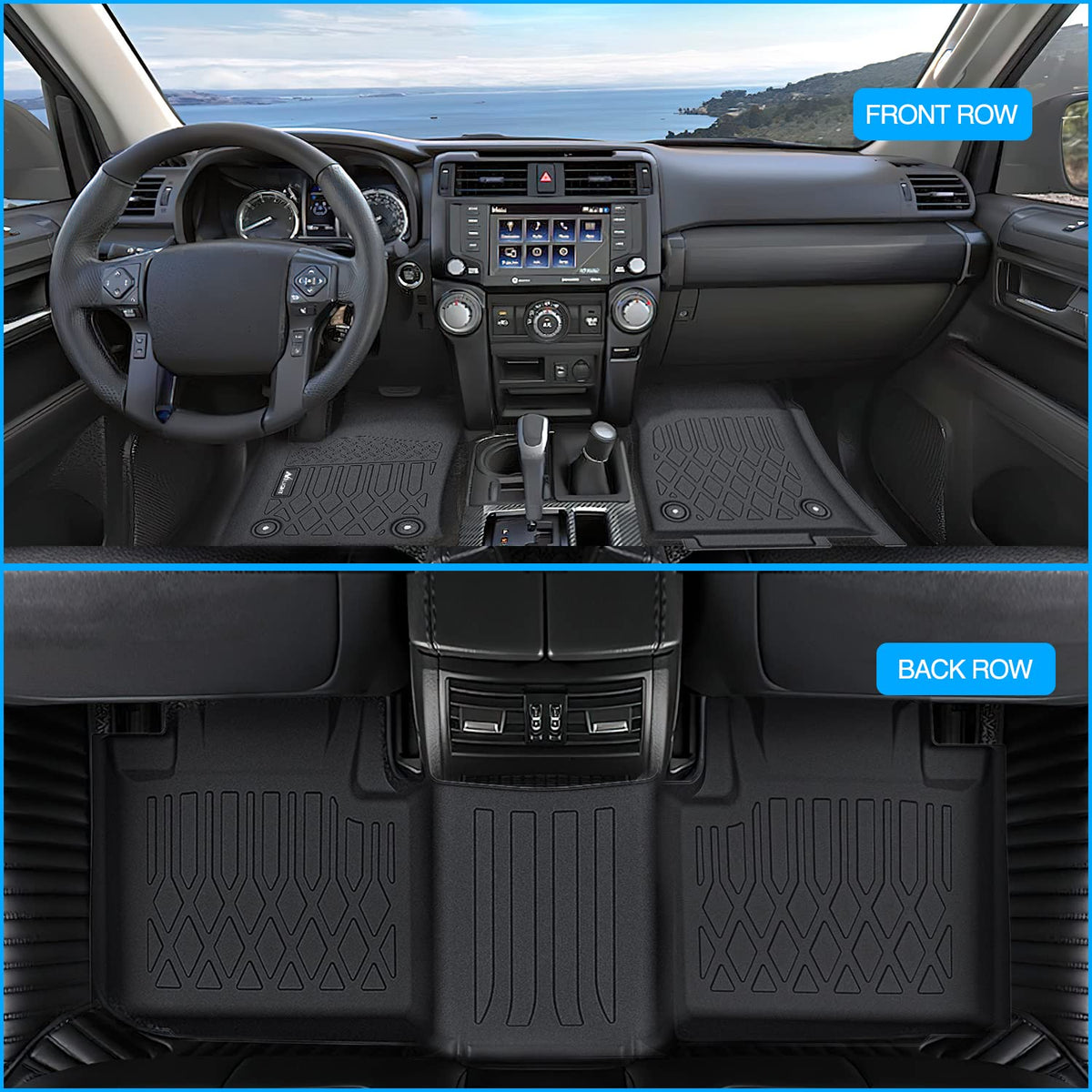 Nilight Alfombrillas para Dodge Durango Jeep Grand Cherokee 2016-2023, Ajuste Personalizado para Todo Tipo de Clima
