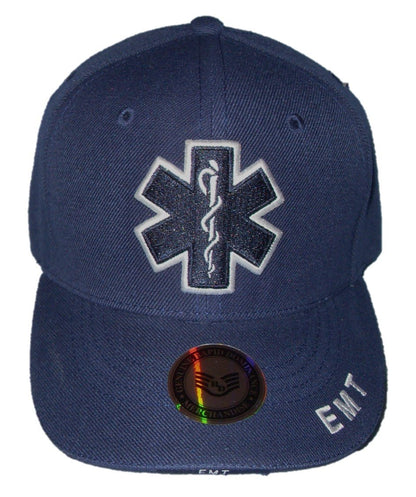 Rapid Dominance Unisex Adult Deluxe Embroidered Law Enforcement Caps - EMT Cross