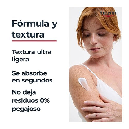 Eucerin Crema Corporal Ultra Ligera Ph5 (200 Ml) Enriquecida Con Dexpantenol, Rápida Absorción Sin Dejar Residuos Para Piel Seca Y Sensible