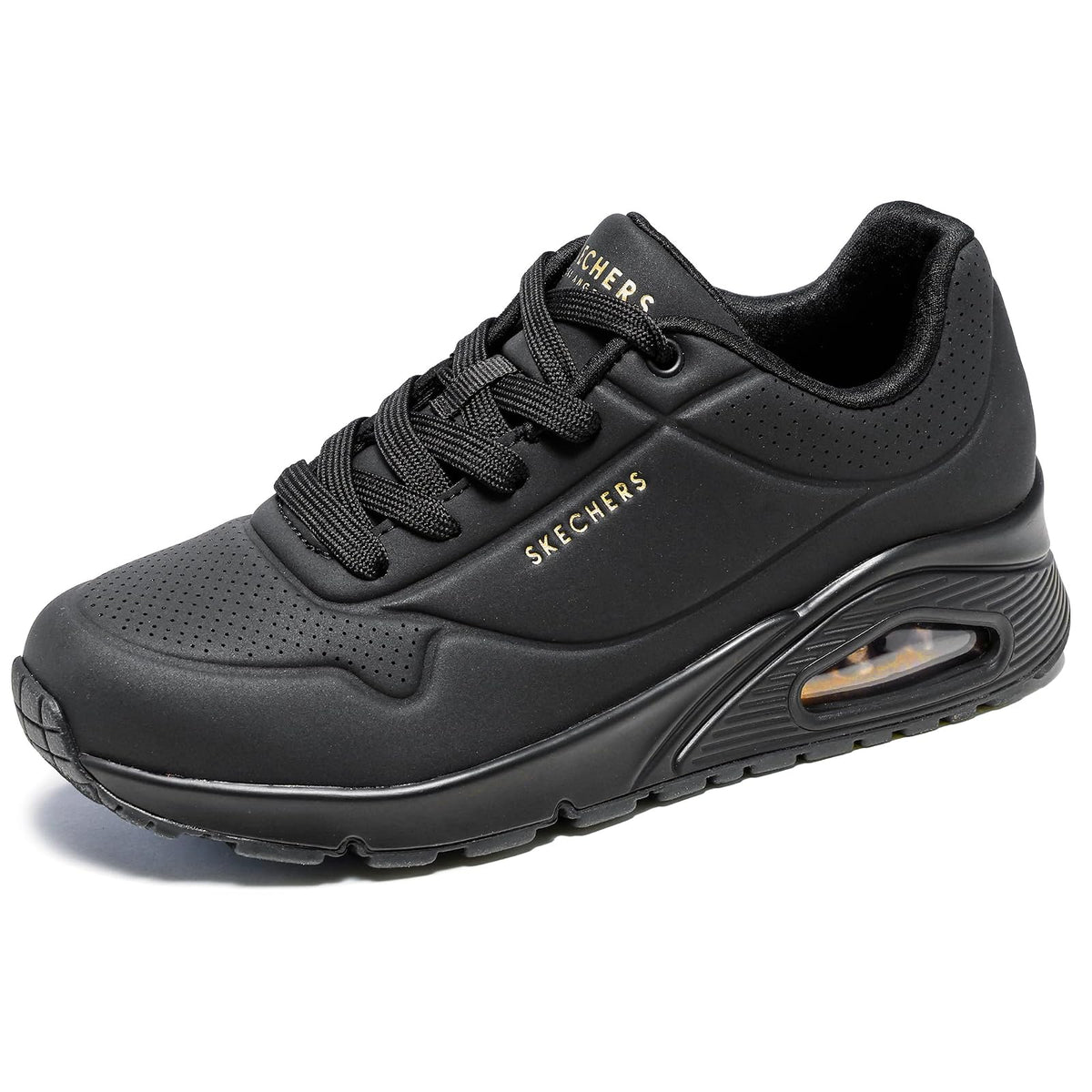 Skechers Street Uno Zapatillas Deportivas para Mujer - 27.0 cm - Negro - Negro