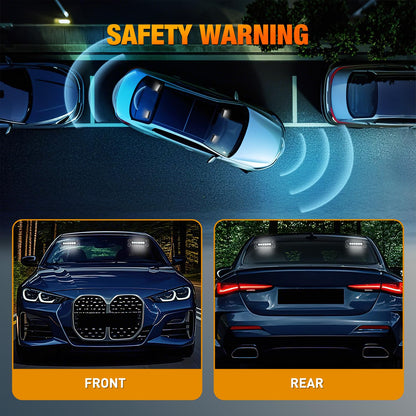 Nilight 12LEDTraffic Advisor - Luces estroboscópicas 2 en 1 Blancas de Advertencia de Emergencia, Peligro, salpicadero, luz Intermitente para Automóviles, Camiones, policía, Bombero, arado, vehículos de