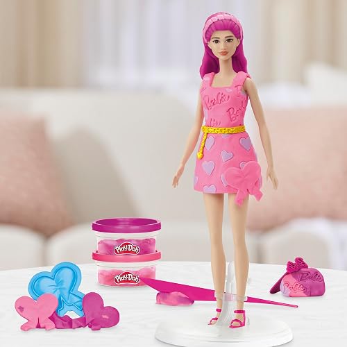 Play-Doh Set de Masas Moldeables Corazones y Cabello Barbie +5 Años