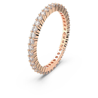 Swarovski Matrix Vittore Ring, Weiße Rundschliff-Kristalle