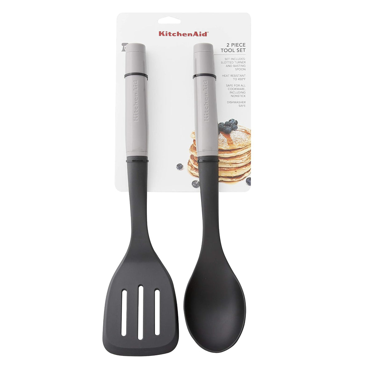 KitchenAid - Juego de herramientas universal, 2 piezas, gris tormenta
