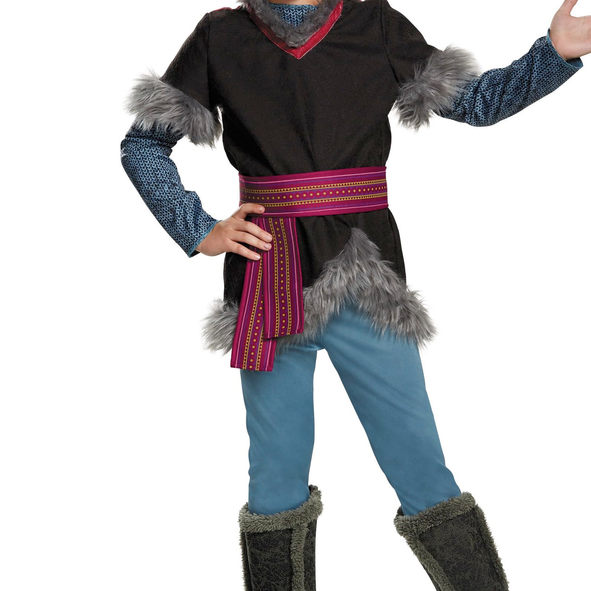 Kristoff Disfraz de Disney de Frozen para niños, Talla S - 4-6
