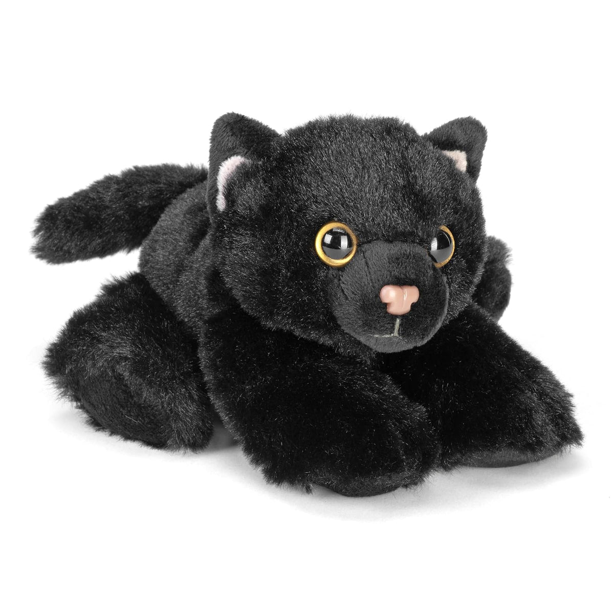 Wild Republic Hug'EMS Mini Peluche 18 cm - Gato negro