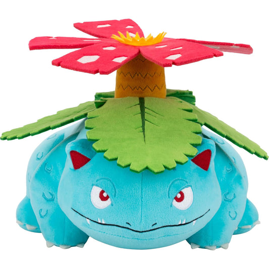 Pokemon Venusaur - Peluche suave de 12 pulgadas con detalles auténticos