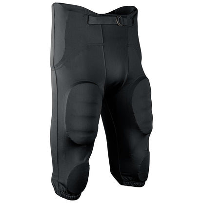 Champro Terminator 3 pantalón integrado de fútbol americano para niños - G - Negro -