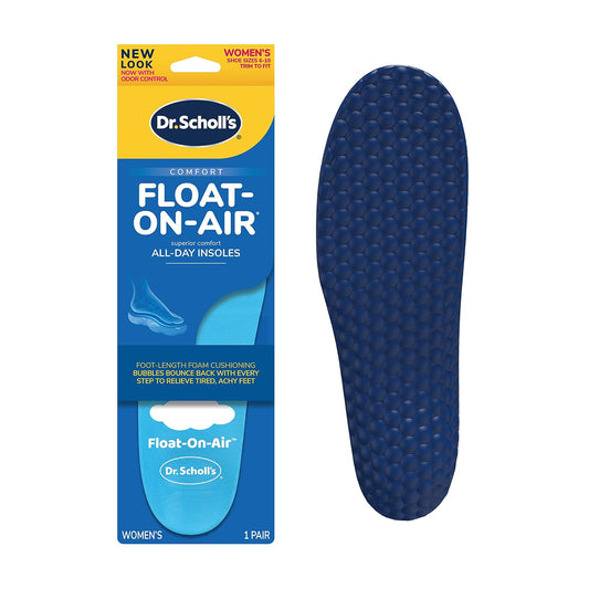 Dr. Scholl's Plantillas para hombre, Azul, Adecuadas para diferentes tipos de arco (bajo, mediano, alto), Proporciona soporte y alivio durante actividades diarias