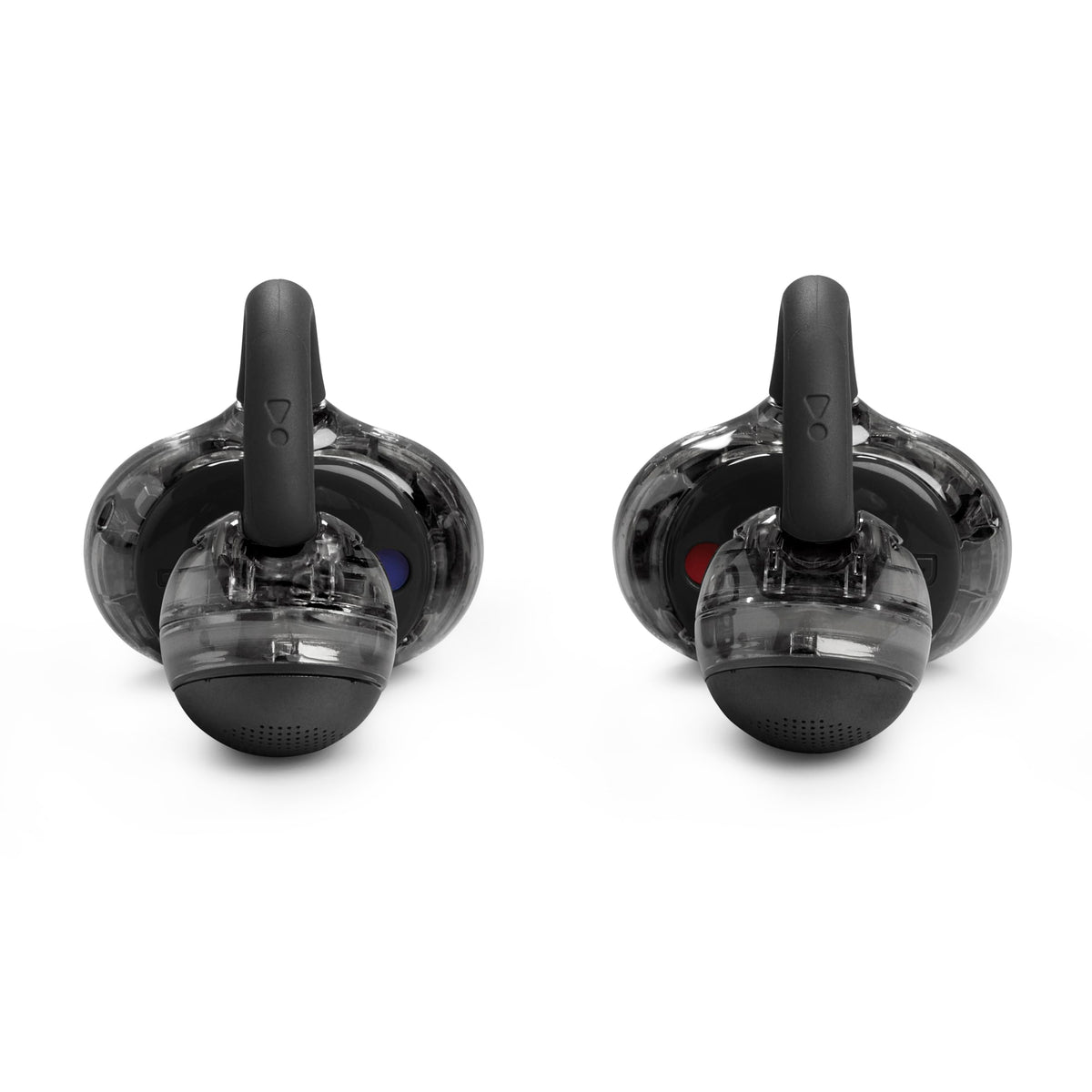 JBL Soundgear Clips - Auriculares inalámbricos de oído abierto, sonido dinámico con refuerzo de graves, comodidad durante todo el día, 4 micrófonos nítidos, llamadas claras 2.0 con algoritmo entrenado
