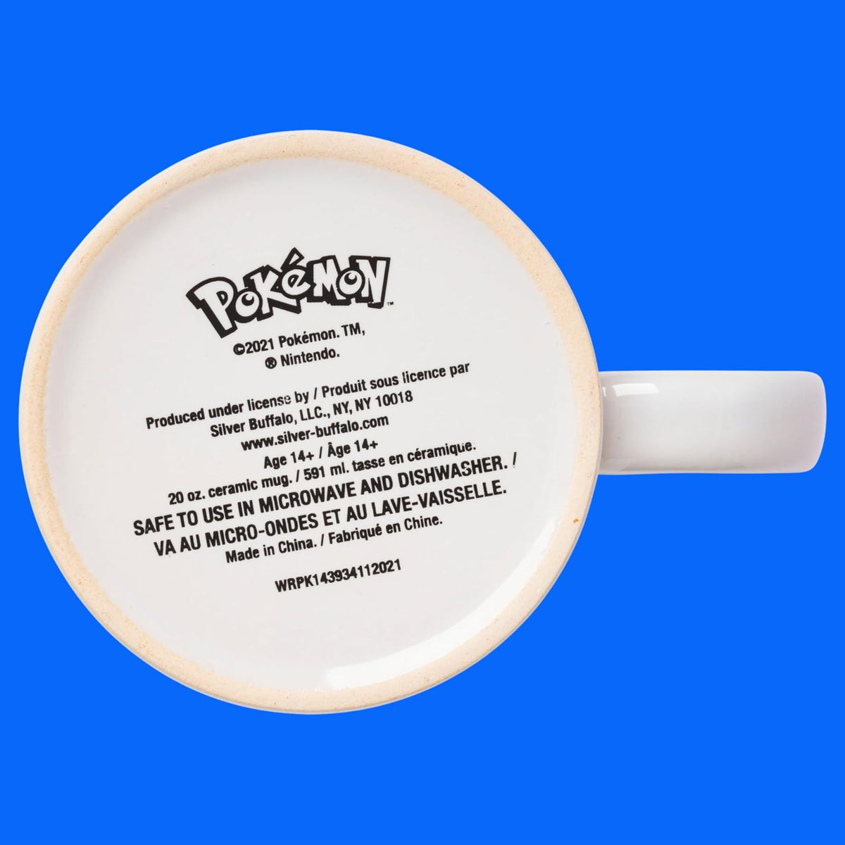 Silver Buffalo Pokemon Snorlax But First Taza de cerámica para café, 20 onzas