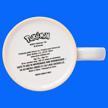 Silver Buffalo Pokemon Snorlax But First Taza de cerámica para café, 20 onzas