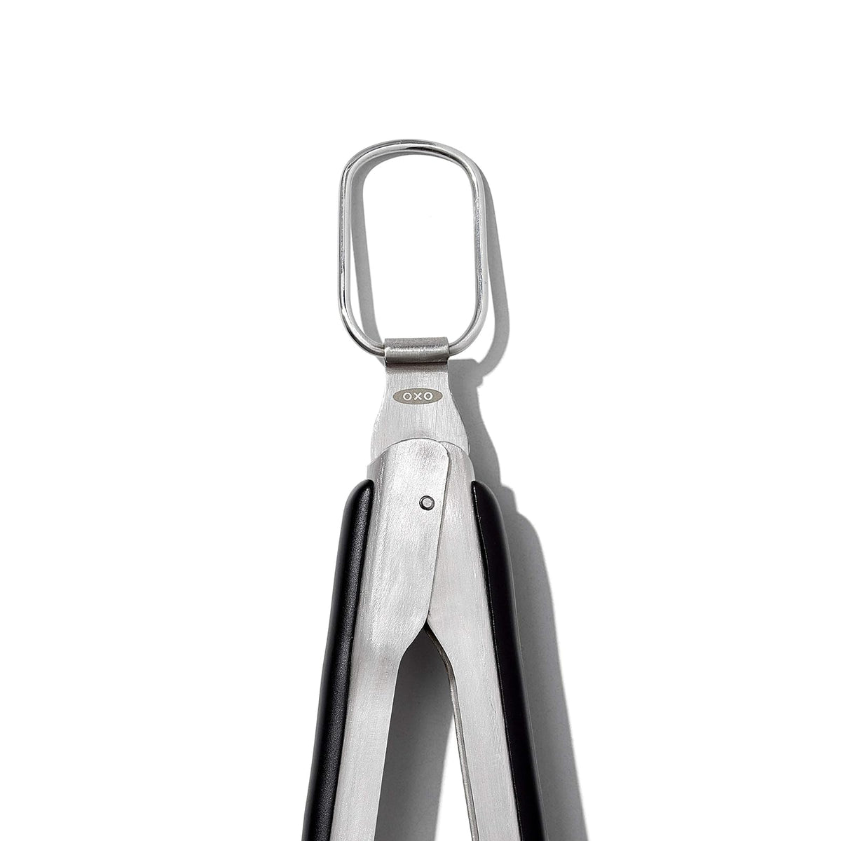 OXO Good Grips - Herramientas para asar, pinzas, color negro