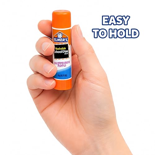 Elmer's Disappearing Purple School Glue Sticks, 0.24 Ounces Each, 30-Count Class Pack (E555)