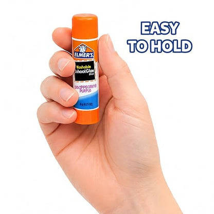 Elmer's Disappearing Purple School Glue Sticks, 0.24 Ounces Each, 30-Count Class Pack (E555)