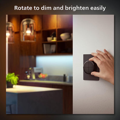 Philips Hue 578773 Tap NAM Interruptor de esfera negra, 2 piezas