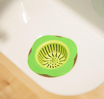 Evri-Fregadero colador con Gran Borde Ancho, Herramienta para fregaderos de Cocina, se Adapta a la mayoría de fregaderos de Cocina estándar, Ofrece un Juego de Dos, Colores Pueden Variar