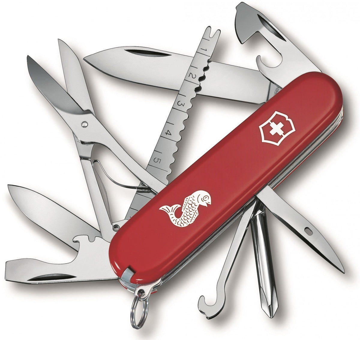 Victorinox Navaja Fisherman, Roja, 17 Usos