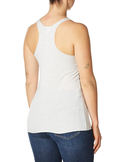Marvel Camiseta sin Mangas Oficial Comic Cap Junior con Espalda Cruzada Camisa para Mujer