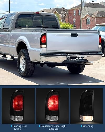 Nilight Conjunto de Luz Trasera Compatible con F-150 F-250 F-350 F-450 F-550 Super Duty 1997-2007