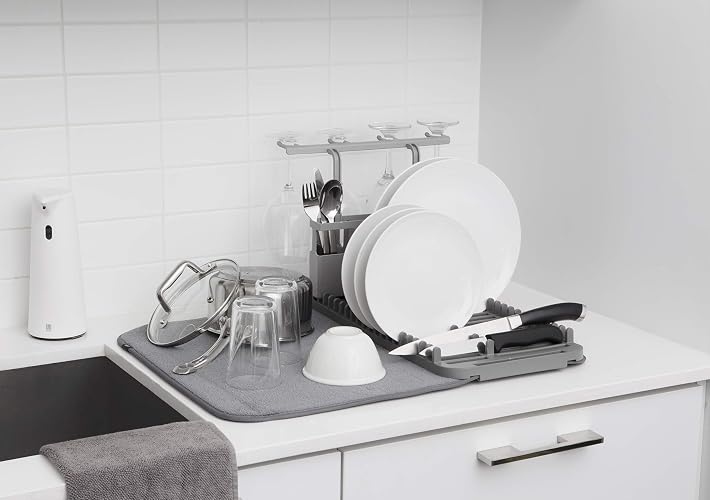 ESCURREDOR DE PLATOS UDRY CON TAPETE REMOVIBLE