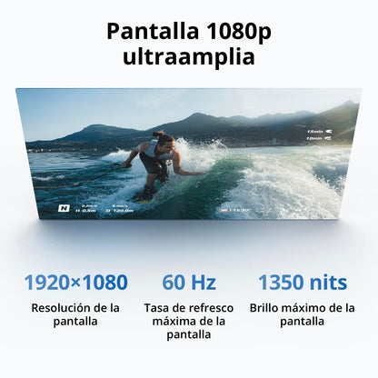 DJI Goggles N3, Gafas FPV con Pantalla 1080p ultraamplia, Experiencia de Vuelo inmersiva, Gafas de dron FPV, Streaming inalámbrico, Gafas de dron, Kit Listo para usarse, cursor en Realidad Aumentada